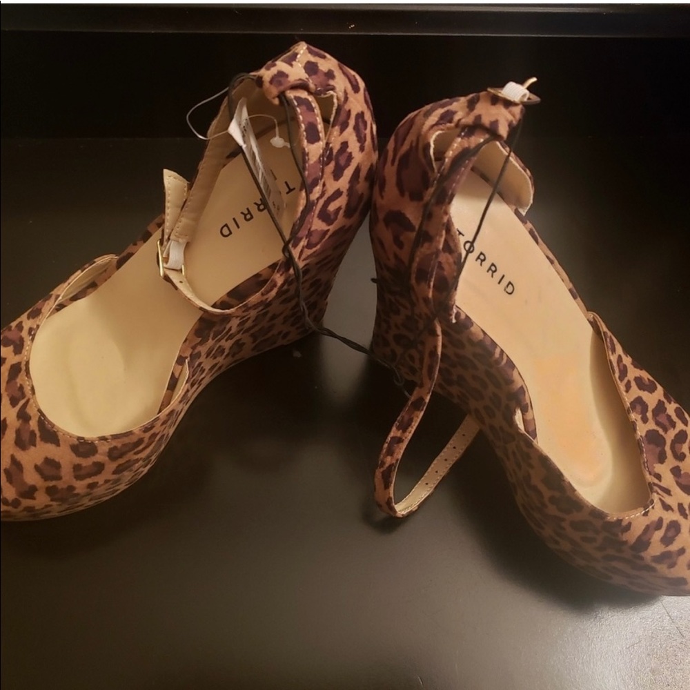Leopard Wedges